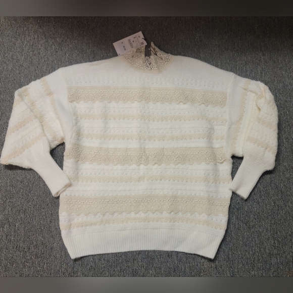 Zara Sweaters - Zara oversized beige/cream sweater, Small